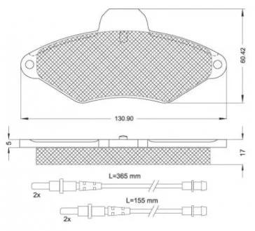 Гальмівні колодки дискові STARLINE BD S053