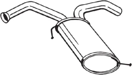Деталі вихлопної системи BOSAL 169075