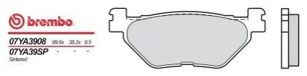 Гальмівні колодки BREMBO BRM 07YA3908 (фото 1)
