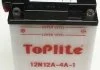 Мотоакумулятор TOPLITE 12N12A4A1 (фото 1)