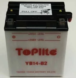 Мотоакумулятор TOPLITE YB14B2