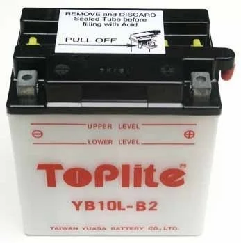 Мотоакумулятор TOPLITE YB10LB2 (фото 1)