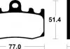 Гальмівні колодки SBS MA 296 (фото 1)