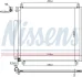 Радiатор кондицiонера NISSENS 941170 (фото 1)
