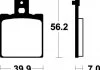 Гальмівні колодки SBS 519LS (фото 3)