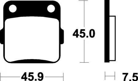 Гальмівні колодки SBS 592SI