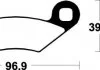 Гальмівні колодки SBS 642ATS (фото 1)