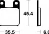 Гальмівні колодки SBS 105HF (фото 1)