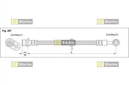 Гальмівний шланг STARLINE HA ST.1019