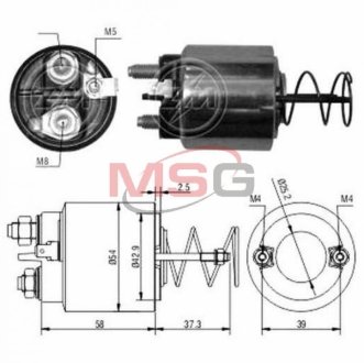 Втягуюче реле ZM ZM1492