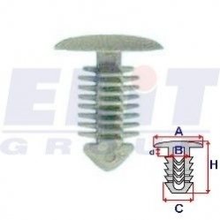 Зажим бампера ELIT R 10513