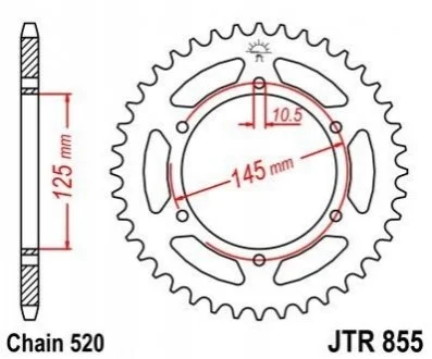 Зірка MOTO JT MOTO 11246645