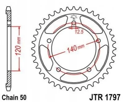 Зірка MOTO JT MOTO 11365341