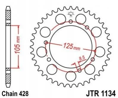 Зірка MOTO JT MOTO 11530150
