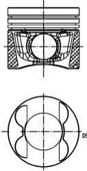 Поршня OM651, 83.00mm +0.50mm KOLBENSCHMIDT 40809620