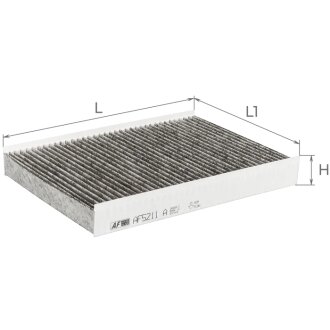Фільтр салону ALPHA FILTER AF5211A