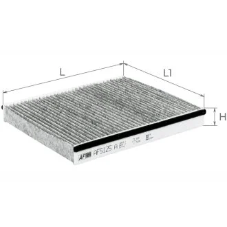 Фільтр салону ALPHA FILTER AF5125A