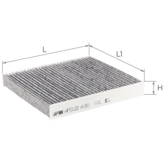 Фільтр салону ALPHA FILTER AF5122A