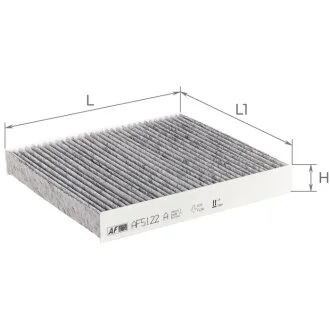Фільтр салону ALPHA FILTER AF5122A