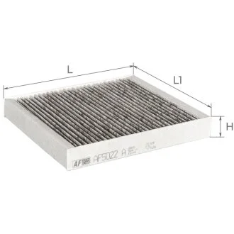 Фільтр салону ALPHA FILTER AF5022A