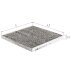 Фільтр салону ISUZU D-MAX 02-12 вугільний ALPHA FILTER AF5179A (фото 1)