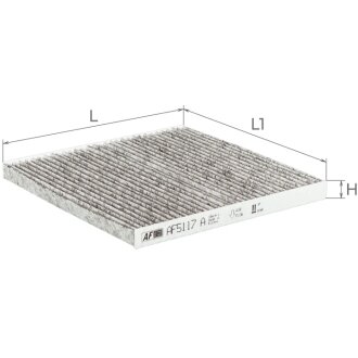 ЕФ повітряний салону ALPHA FILTER AF5117A