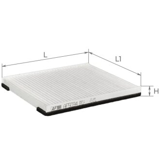 Фільтр салону ВАЗ 2170 Priora (2170-8122020-10) конд. HALLA ALPHA FILTER AF5034