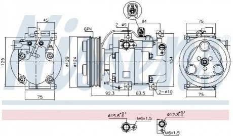 Автозапчасть NISSENS 89311