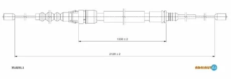 Автозапчасть ADRIAUTO 3502311