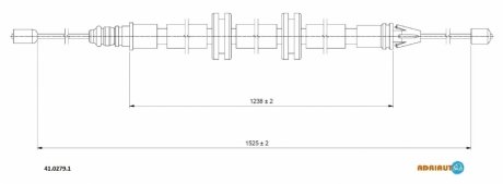 Трос зупиночних гальм ADRIAUTO 4102791