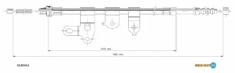 Трос зупиночних гальм ADRIAUTO 5202142