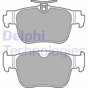 Комплект гальмівних колодок задн, AUDI A3, A3 ALLSTREET CUPRA FORMENTOR, LEON, LEON SPORTSTOURER, TERRAMAR FORD TOURNEO CONNECT V761 NADWOZIE WIELKO 1.0-2.5 07.19- DELPHI LP3669