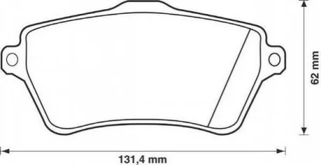 Автозапчасть JURID 573102JC