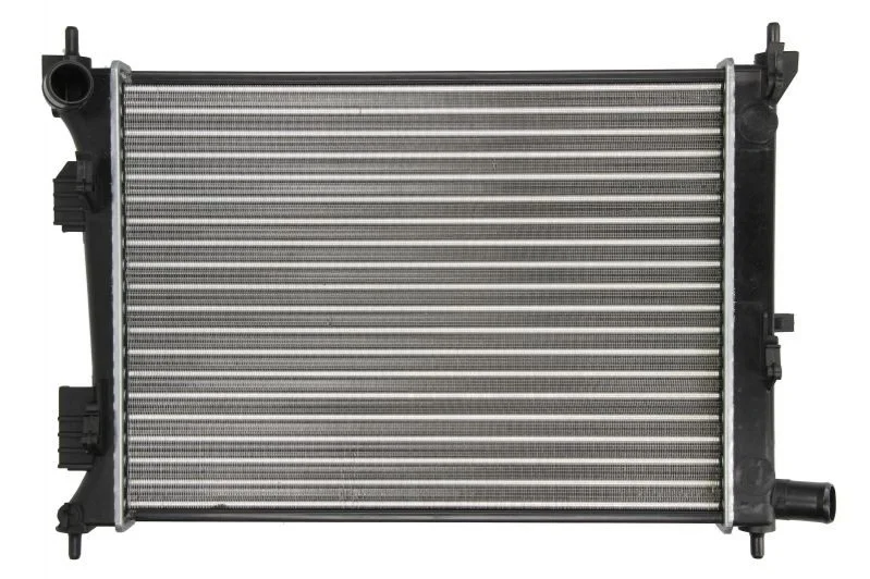 Радіатор двигуна (мкпп) HYUNDAI ACCENT IV, I20 I, SOLARIS, VELOSTER KIA RIO III 1.2-1.6 09.08- THERMOTEC D70318TT (фото 1)