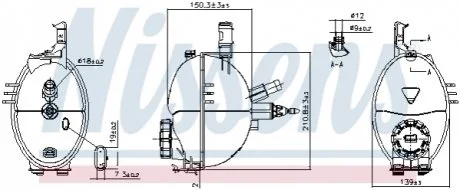 Автозапчасть NISSENS 996159
