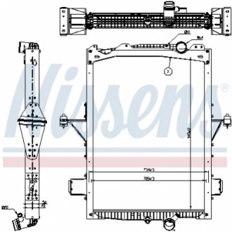 Автозапчасть NISSENS 65624