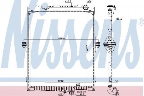 Автозапчасть NISSENS 65479