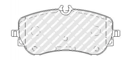 Тормозные колодки FERODO FVR5068 (фото 1)