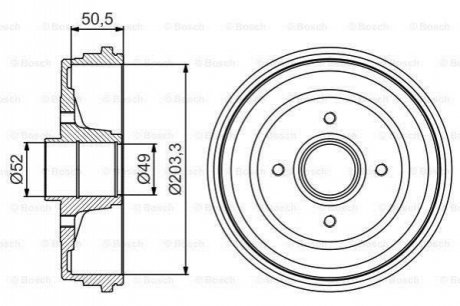 Автозапчасть BOSCH 0986477205