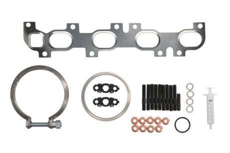 Монтажний комплект турбіни (з прокладками) ((із болтами і прокладками) з інструкцією по монтажу) ALFA ROMEO GIULIETTA FIAT 500X, TIPO JEEP RENEGADE 1.6D 07.14- ELRING 651340