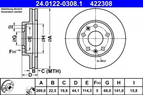 Автозапчасть ATE 24012203081