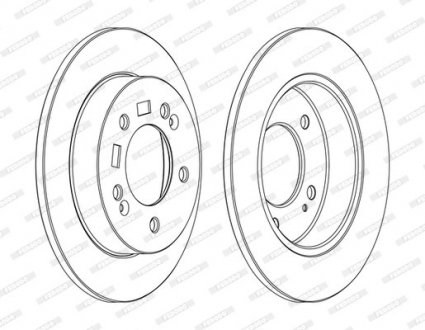 Автозапчасть FERODO DDF1874C