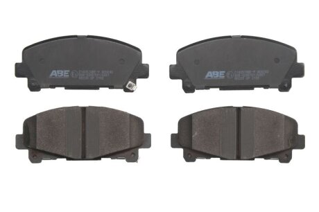 Комплект гальмівних колодок передн, HONDA ACCORD IX, ACCORD VIII 2.0-3.5 06.08- ABE C14057ABEP