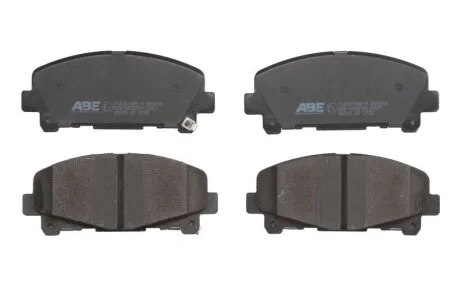 Комплект гальмівних колодок передн, HONDA ACCORD IX, ACCORD VIII 2.0-3.5 06.08- ABE C14057ABEP