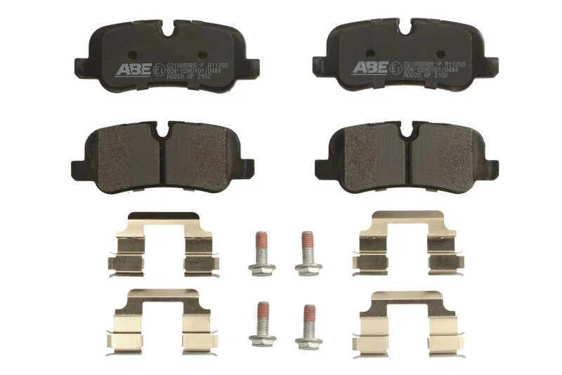 Комплект гальмівних колодок задн, LAND ROVER DISCOVERY III, DISCOVERY IV, RANGE ROVER III, RANGE ROVER SPORT I 2.7D-5.0 03.02-12.18 ABE C2I006ABEP (фото 1)