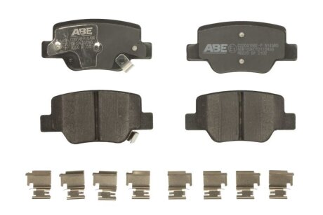 Комплект гальмівних колодок задн, TOYOTA VERSO 1.6-2.2D 04.09-08.18 ABE C22041ABEP