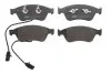 Комплект гальмівних колодок передн, AUDI A6 C6, A8 D2, A8 D3 VW PHAETON 2.0-6.0 03.94-03.16 ABE C1A044ABEP (фото 1)