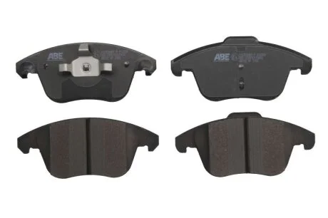 Комплект гальмівних колодок передн, CITROEN C4 GRAND PICASSO I, C4 GRAND PICASSO II, C4 I, C4 II, C4 III, C4 PICASSO I, DS4, DS5 PEUGEOT 3008, 3008 I, 307, 5008, 5008 I, 5008 II 1.2-2.0DH 10.03- ABE C1C058ABEP
