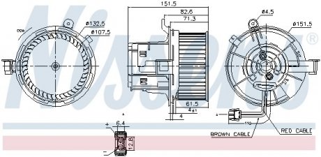 Автозапчасть NISSENS 87406