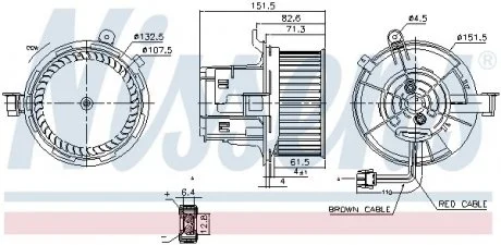 Автозапчасть NISSENS 87406